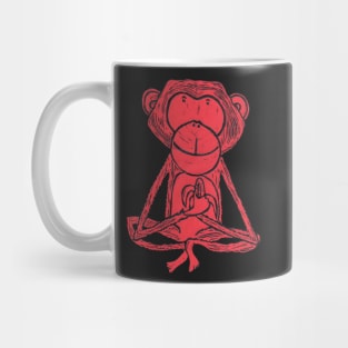 Monkey, Cheeky Monkey, red Mug